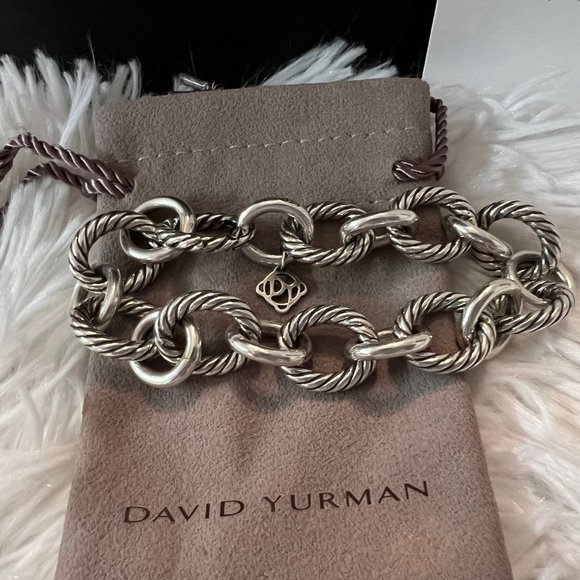 David Yurman Jewelry - David Yurman Madison Sterling Silver Oval Link Bracelet